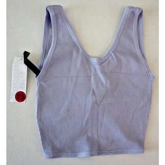 Urban Outfitters Women's Sz XS Periwinkle Wrap It Up Seamless Reversible Top - Picture 2 of 9